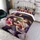 thumbnail image 3 of Colina del Árbol Conjunto de sábanas temático, trío de piezas, cómodo y amigable con la piel, diseño único, regalo de decoración para el hogar para familiares, amigos y fans,135cm *200cm, 3 of 6