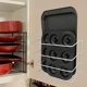 thumbnail image 5 of Organizador Evelots Wrap/Pan, paquete de 2 unidades, soporte para puerta/pared, blanco, 5 of 7