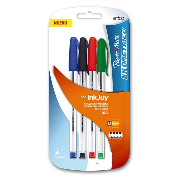Lápices Pasta, Set 4 Colores, 1 Un