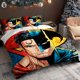 thumbnail image 1 of Justice League Superman & Batman Classic Comic Style Hero Theme Innovative Cartoon Duvet Cover for Single/Double Bed 1 Duvet Cover + 1/2 Pillowcases Soft Light, 1 of 1