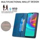 thumbnail image 2 of Funda tipo cartera con bloqueo RFID para Samsung Galaxy A16 Con tapa abatible, portatarjetas, cierre magnético, TPU y soporte Azul, 2 of 6