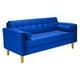 thumbnail image 2 of Sofa Retro 3c Felpa 01 Azul Rey, 2 of 6