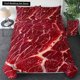 thumbnail image 1 of Food Beef Bedding Set Fresh Meat Duvet Cover/ Size Delicious Seafood Sashimi Drumstick Steak Realistic Quilt Cover Bed Sheets, 1 of 5