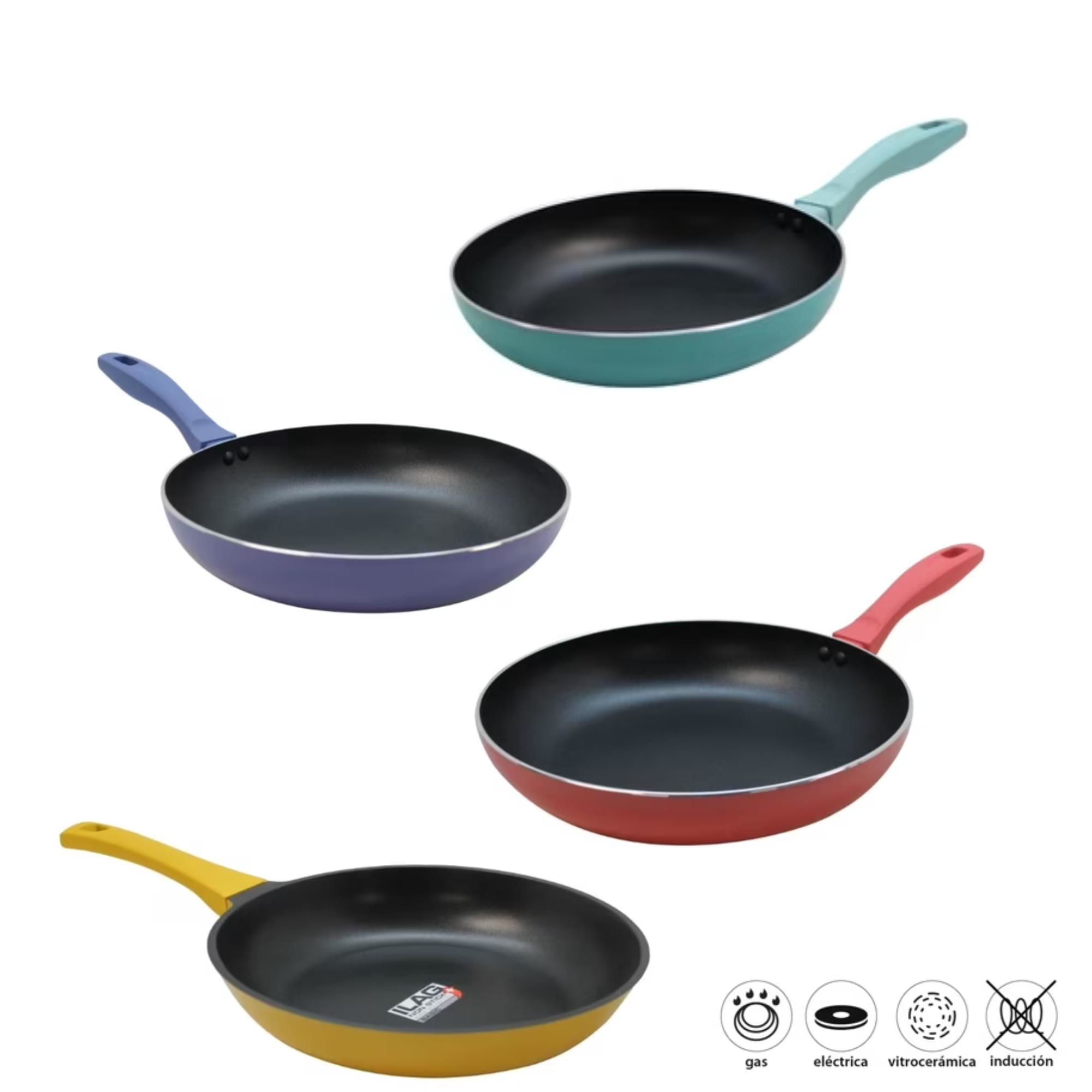 Keep - Sartén 28 Cm Titanium Aluminio Prensado, Color Surtido 1 Pieza