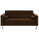 thumbnail image 1 of Sofa Retro 3c Felpa 12 Chocolate, 1 of 6