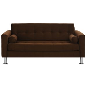 Bodevir - Sofa Retro 3C Felpa 12 Chocolate