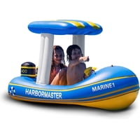 Zonetech - Bote Patrullero Inflable, Piscina, Zona Flotante, Tech Harbor Master