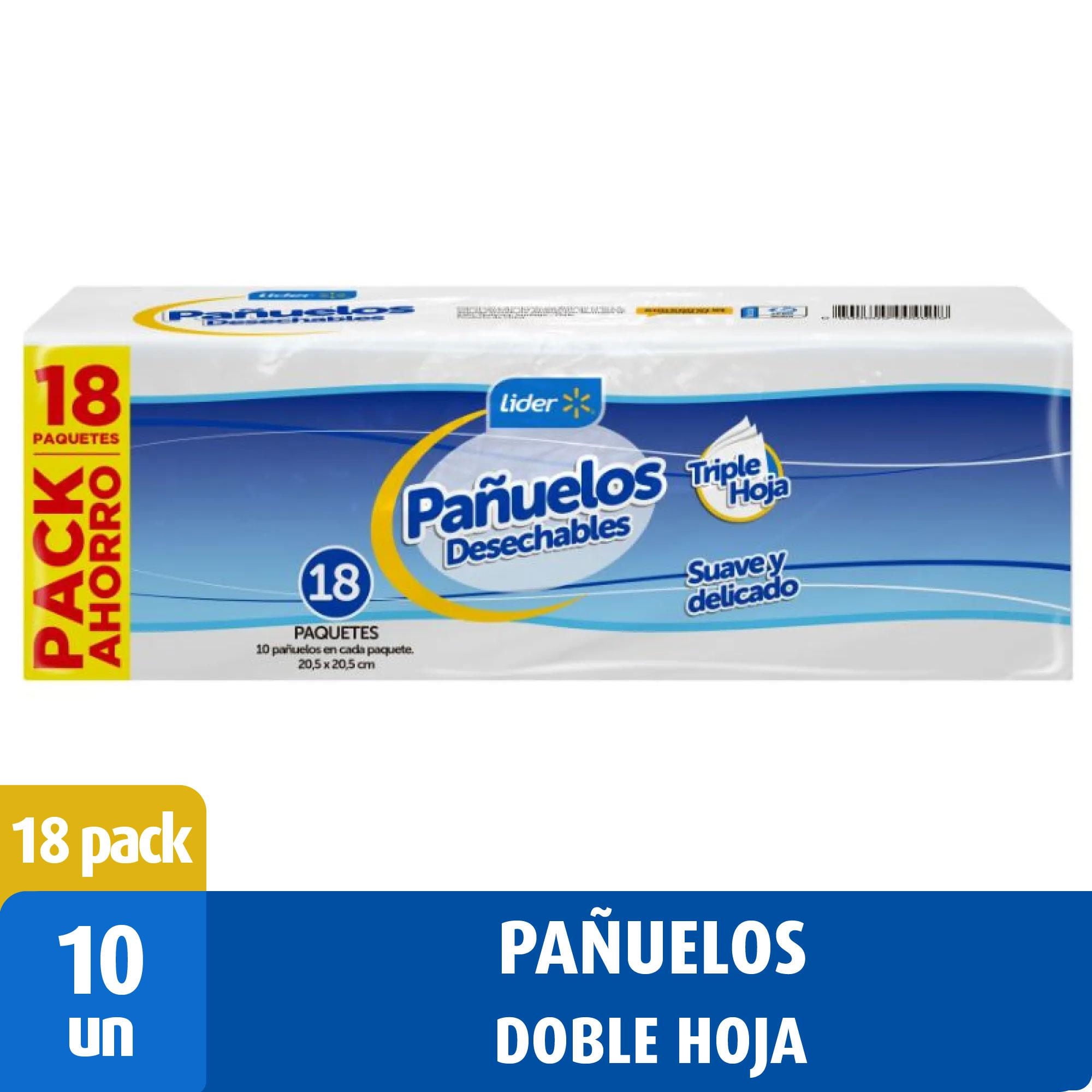 Pañuelos Triple Hoja 10 Pañuelos 18 Un Lider