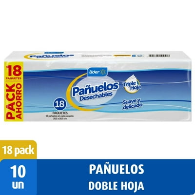 Pañuelos Triple Hoja 10 Pañuelos 18 Un Lider