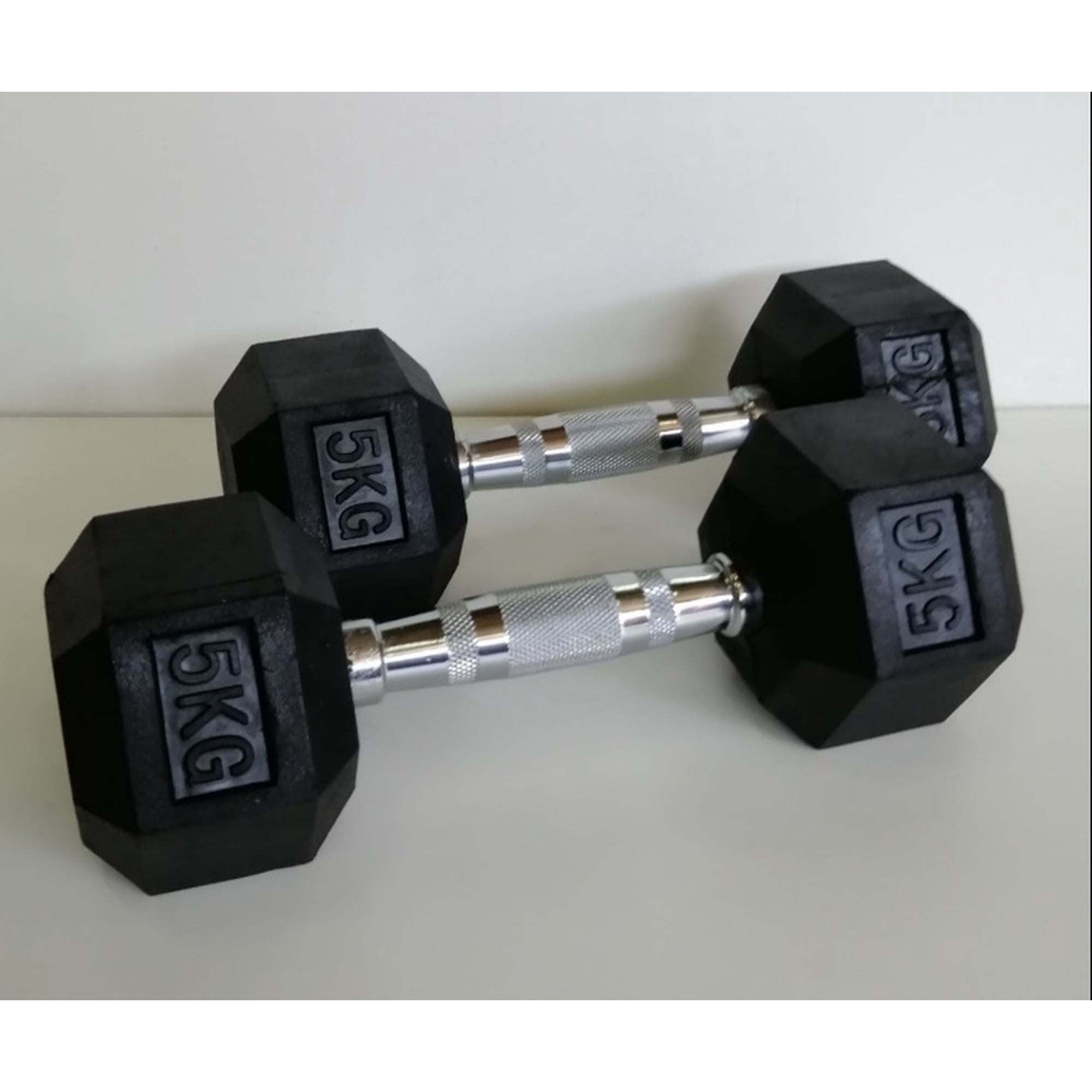 Covertec - Mancuerna Hexagonal 10 Kilos Par (5 Kilos Cada Una)