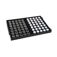 Ioensy - Vitrina De Joyería Con Tapa De Cristal, Caja De Almacenamiento Multifuncional A Prueba De Polvo, 70 Unidades