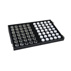 Ioensy - Vitrina De Joyería Con Tapa De Cristal, Caja De Almacenamiento Multifuncional A Prueba De Polvo, 70 Unidades