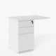 thumbnail image 1 of Lateral c/cajonera para Escritorio Space 50x90 Blanco, 1 of 4