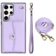 thumbnail image 1 of Crossbody PU Leather Phone Case For Samsung Galaxy S23 S22 Plus Note 20 Ultra Wallet Card Slots Magnetic Lanyard Cover, 1 of 3