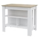 thumbnail image 1 of ISLA DE COCINA 103x70x90 CM FM-009A CAFÉ CLARO Y BLANCO, 1 of 6