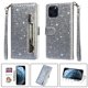 thumbnail image 1 of Funda Para Elegante Funda Iphone 12 Pro/iphone 12 Glitter Con Cremallera-ideal Para El Uso Diario, 1 of 5