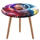 thumbnail image 1 of Kylian Mbappé theme Fitted Round Tablecloths Elastic Edged Table Covers Waterproof Table Cloth For Kitchen Holiday Party Tables Decor 150cm, 1 of 6
