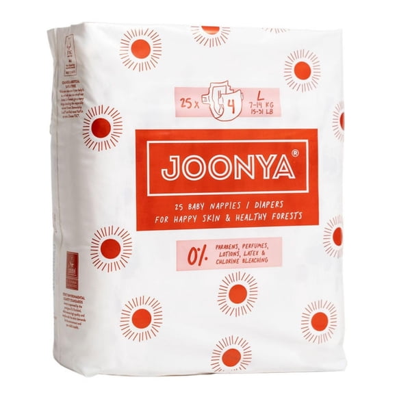 Pañales Joonya Baby tamaño 4 L (7-14 kg) 1 bolsa de 25