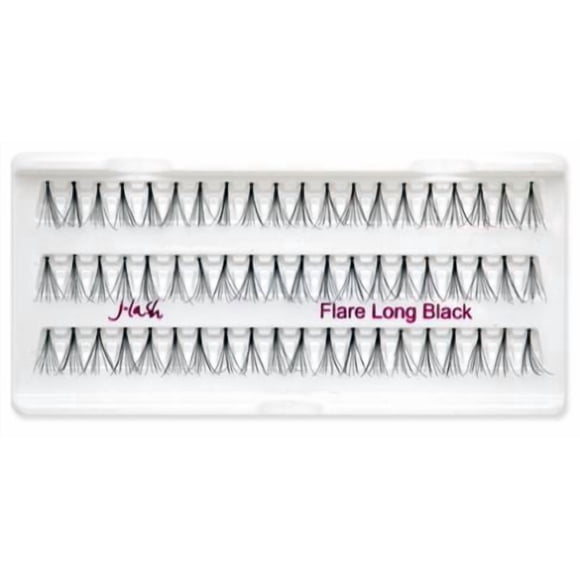 Individual Lashes J Lash Flare Long Black