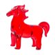 thumbnail image 5 of Figura De Caballo De Cristal Decorativa Y Creativa, Ideal Para Oficina Y Sala De Estar, Color Rojo., 5 of 5