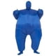thumbnail image 1 of Disfraz inflable azul rubí para todo el cuerpo, unisex, para adulto, 1 of 1