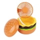 thumbnail image 3 of Mini Ventilador De Escritorio Cute Burger Con Espejo De Maquillaje, Ventilador De Mano Para Niños Al Aire Libre Para Niñas, Color Naranja, 3 of 3