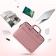 thumbnail image 4 of Bolso de hombro para laptop DOISO 15.6 pulgadas, rosa, 4 of 7