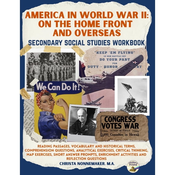 Cuaderno de actividades Independently Published: América en la Segunda Guerra Mundial