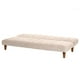thumbnail image 3 of Futon Turin Tela Velvet Beige, 3 of 3