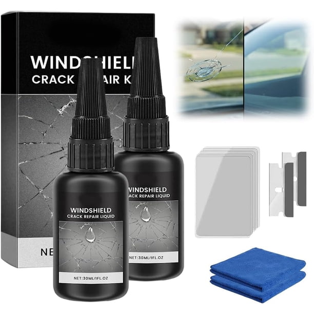 Kit reparación grietas vidrio coche herramienta parabrisas ventanas espejos