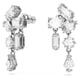 thumbnail image 2 of Pendientes Swarovski Mesmera Drop pequeños con piedras transparentes de talla mixta, 2 of 5