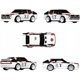 thumbnail image 3 of Mini coche MATTEL Lancia/Audi pack de 2 unidades blanco, 3 of 3