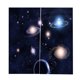 thumbnail image 5 of Cortina Estampada De 2 Paneles, Cortina Con Aislamiento Térmico Galaxy, 5 of 5