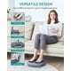thumbnail image 4 of Masajeador de pies Nekteck Shiatsu Heated Electric con Heat Grey, 4 of 9