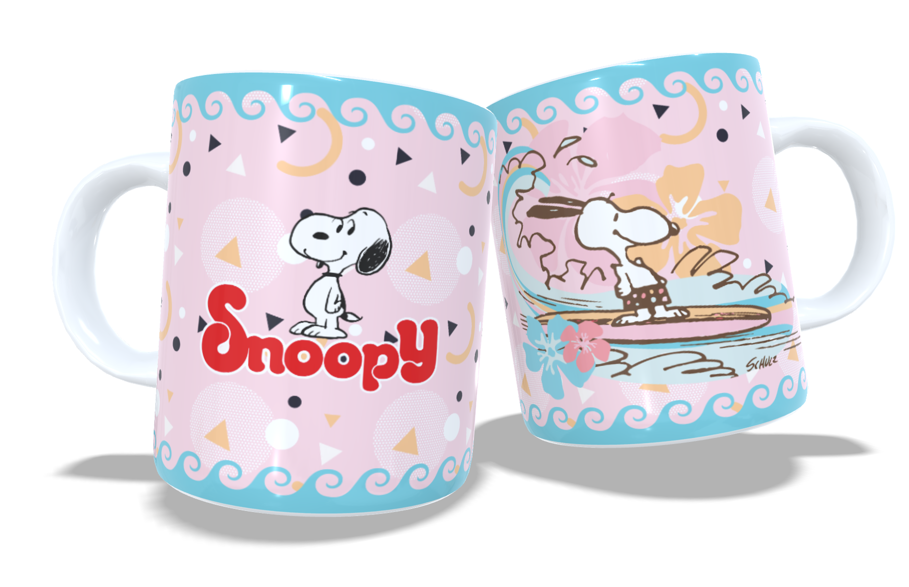 Arumistorechile - Tazon Taza Colección Snoopy Rosado