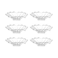 Bothyi - 6 Protectores De Goteo Para Velas, Bandeja De Disco Para El Hogar, Bodas, Fiestas Temáticas, Pétalos Acanalados.