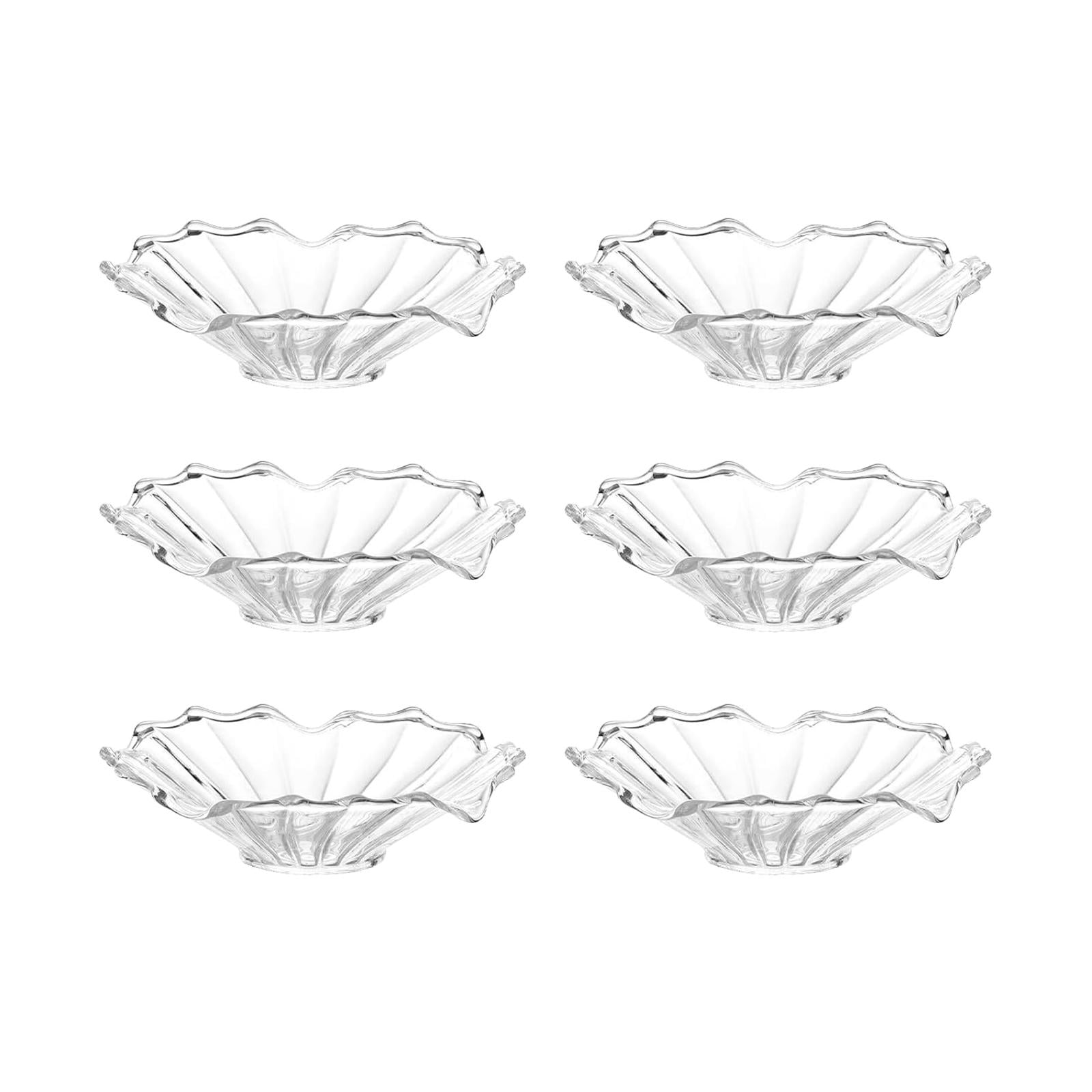 Bothyi - 6 Protectores De Goteo Para Velas, Bandeja De Disco Para El Hogar, Bodas, Fiestas Temáticas, Pétalos Acanalados.