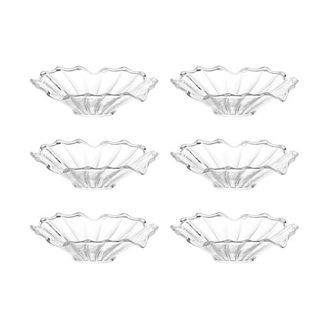 Bothyi - 6 Protectores De Goteo Para Velas, Bandeja De Disco Para El Hogar, Bodas, Fiestas Temáticas, Pétalos Acanalados.