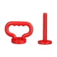 thumbnail image 3 of Manejo de retaguardia ajustable para placas de pesas Equipo de acondicionamiento físico Converter Converter Kettlebell Grip para deportes de gimnasia Rojo, 3 of 5