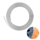 thumbnail image 1 of Protectores de borde de puerta de coche YIJINSHENG cromados plateados universales, 1 of 6