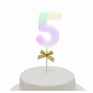 Genérico - Topper Torta Numeral Led 5