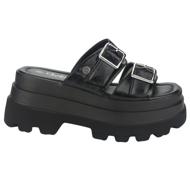 Sandalia Chalada Mujer Villa-10 Negro Casual