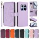 thumbnail image 3 of Funda Cartera Mariposa para [Xiaomi Redmi Note 15 Pro Plus 5G] con Soporte y Cremallera Morado claro, 3 of 6