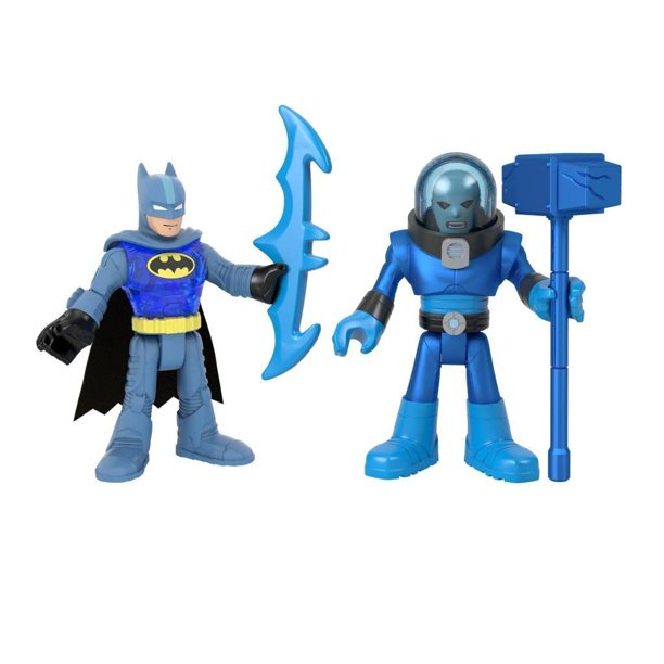 Set de figuras Fisher-Price Imaginext DC Super Friends Batman & Mr Freeze para niños de 3 a 8 años