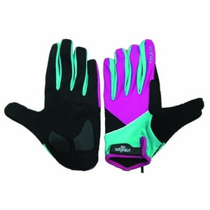 Onwheels - Guante Largo Touch Morado/Verde Talla S