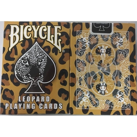Bicycle - Juego De Cartas Para Bicicleta, Baraja De Leopardo, Diseño De Piel De Leopardo