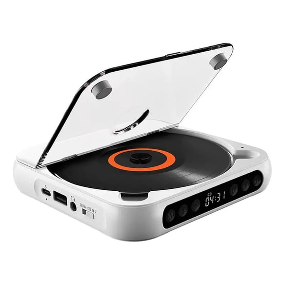 Reproductor de CD portátil ASENCH con Bluetooth 5.3 y batería recargable