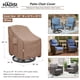 thumbnail image 3 of Fundas impermeables para sillas de patio Hadisi, paquete de 4, 76 x 86 x 91 cm, 3 of 8