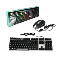 Genérico - Kit Gamer Teclado + Mouse Rgb Colores