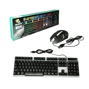 Genérico - Kit Gamer Teclado + Mouse Rgb Colores